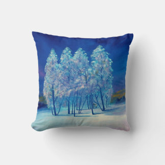 Blue Christmas #4 Cushion