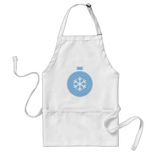 Blue Christmas Ball Apron