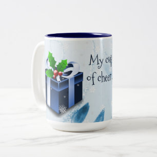 Blue Christmas Gift Coffee Mug