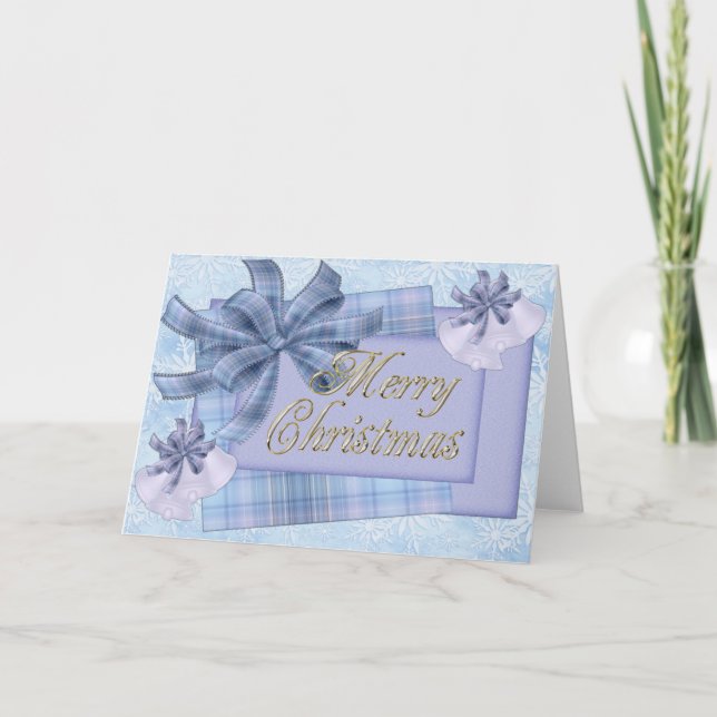 Blue Christmas, magical card (Front)