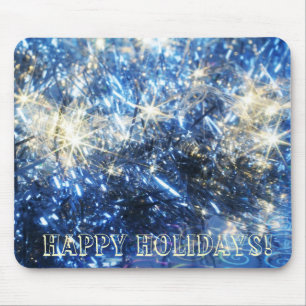 Blue Christmas Mousepad