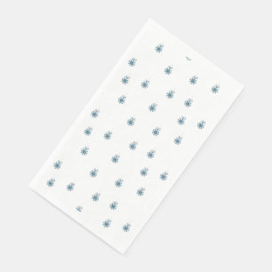 Blue Christmas Napkin