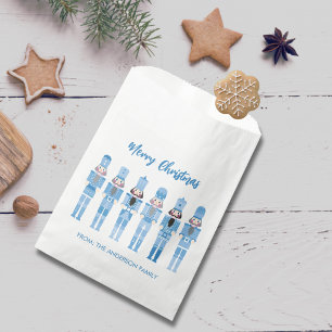 BLUE CHRISTMAS NUTCRACKER FAVOUR BAGS