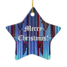 Blue Christmas ornament