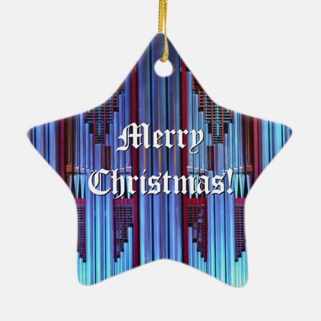 Blue Christmas ornament (Back)