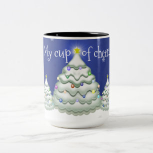 Blue Christmas Tree Mug