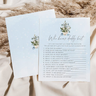 Blue christmas tree who knows daddy best game