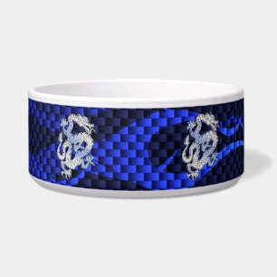 Blue Chrome like Dragon Carbon Fibre Style