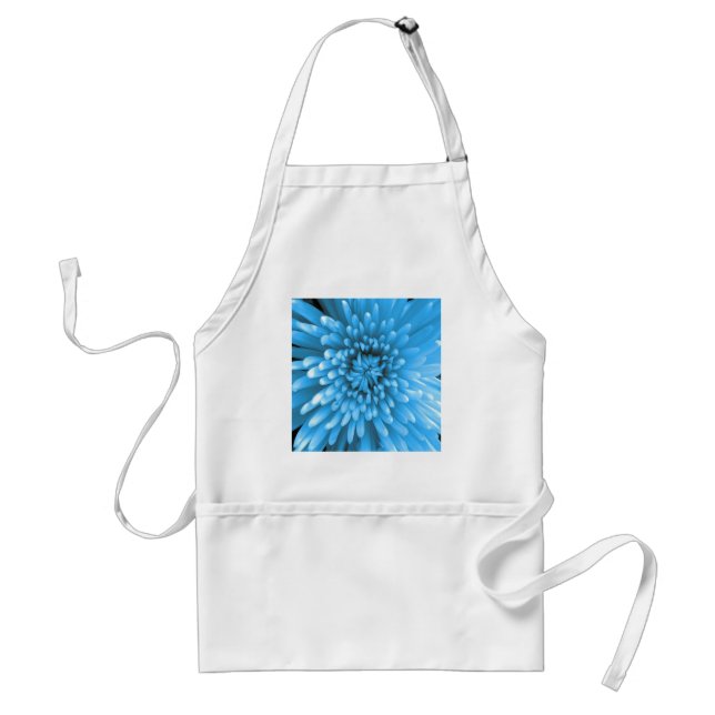 Blue Chrysanthemum Standard Apron (Front)