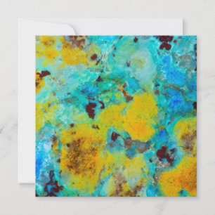 Blue Chrysocolla Jasper Card
