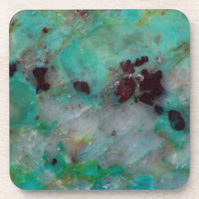 Blue Chrysocolla Jasper Coaster (Front)
