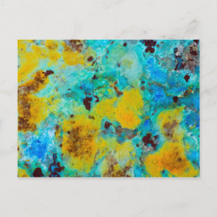 Blue Chrysocolla Jasper Postcard