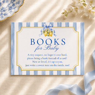 Blue Ciao Baby Lemon Books For Baby Enclosure Card