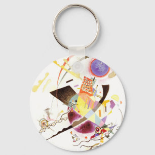 Blue Circle Key Ring