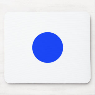 Blue Circle Square CircleTrans-3 The MUSEUM Zazzle Mouse Mat