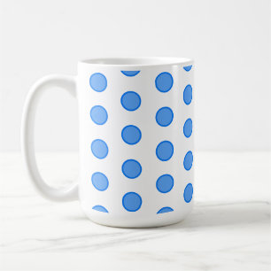 Blue Circles Coffee Mug