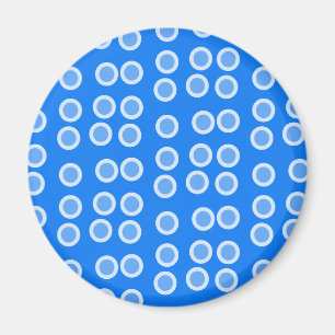 Blue circles magnet