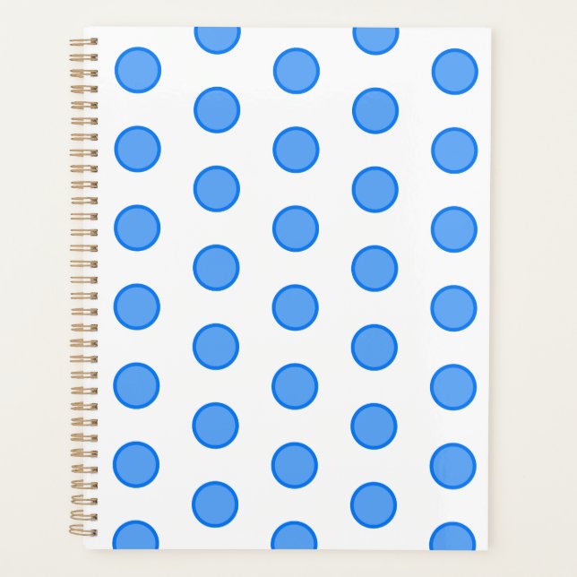 Blue Circles Planner (Front)