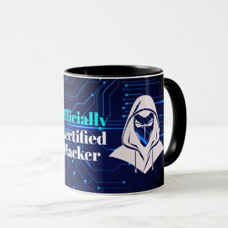 Blue Circuit Cyber Security Computer Hacker Mug