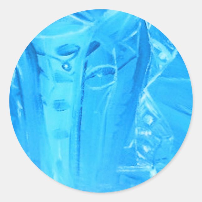 BLUE CITY CREW CLASSIC ROUND STICKER (Front)
