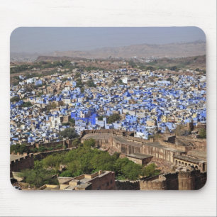 Blue City viewed from Mehrangarh Fort / Jodhpur, Mouse Mat