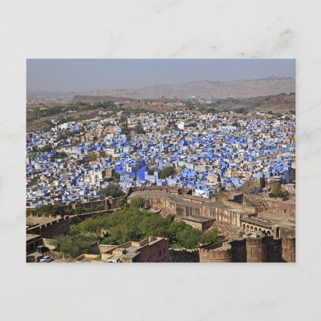 Blue City viewed from Mehrangarh Fort / Jodhpur, Postcard (Front)