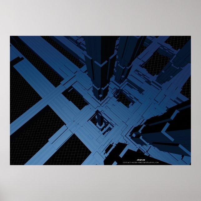 blue city way above poster (Front)