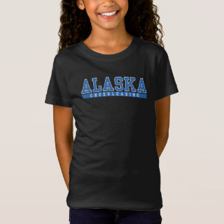 blue classic Alaska Cheerleading retro soprty T-Shirt