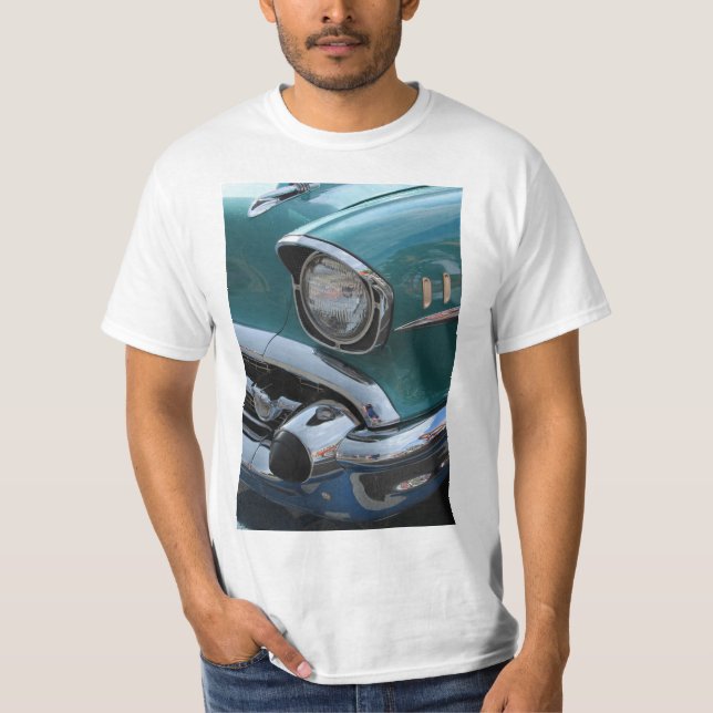 Blue Classic Car T-Shirt (Front)