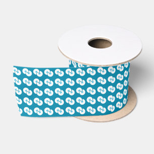Blue classic ribbon for all occasions satin ribbon