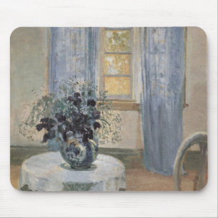 Blue Clematis in the Artist's Studio, Anna Ancher Mouse Mat