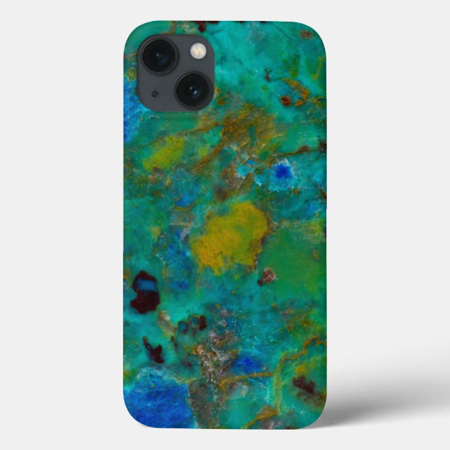 Blue Cliff Chrysocolla Case-Mate iPhone Case (Back)
