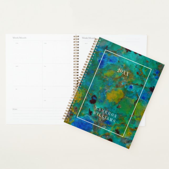 Blue Cliff Chrysocolla Planner (Display)