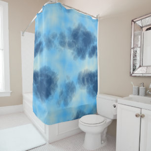 Blue Cloud art Shower Curtain