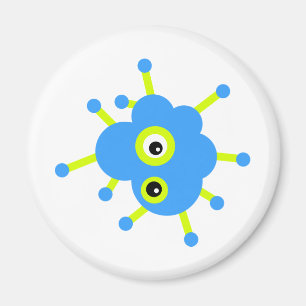 Blue Cloud Germ Magnet