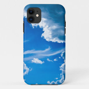 Blue Clouds iPhone Barely There Universal Case