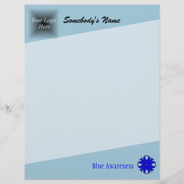 Blue Clover Ribbon by Kenneth Yoncich (Front)