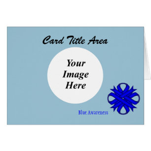 Blue Clover Ribbon Template by Kenneth Yoncich