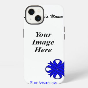 Blue Clover Ribbon Template by Kenneth Yoncich iPhone 13 Case