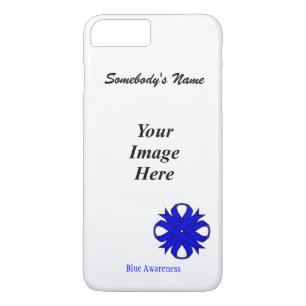 Blue Clover Ribbon Tmpl by Kenneth Yoncich iPhone 8 Plus/7 Plus Case