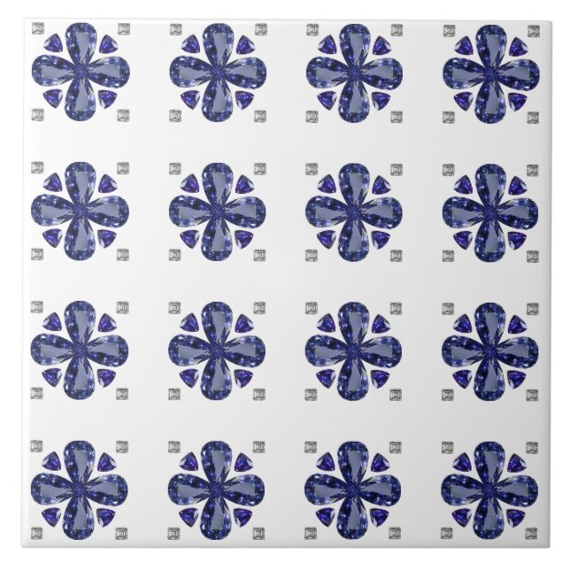 Blue Clover Tile (Front)