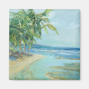 Blue Coastal Lagoon Magnet