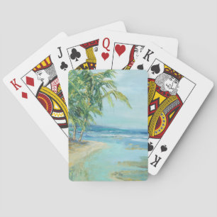 Blue Coastal Lagoon Playing Cards