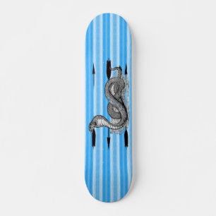 Blue Cobra - Customised Skateboard