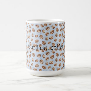 Blue Coffee Beans Mug