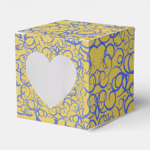 Blue Coffee Small Gift Bag Favour Box