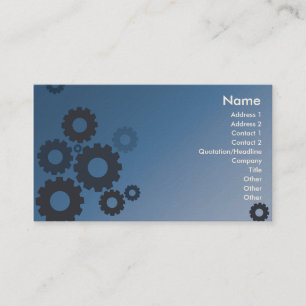 Blue Cogs - Business Card