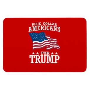 BLUE COLLAR AMERICANS FOR TRUMP MAGNET