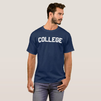 Blue College T-Shirt