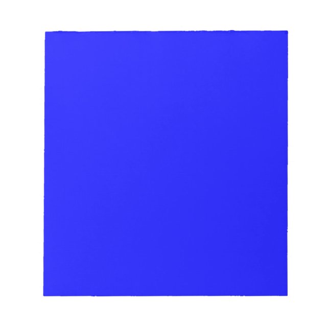 Blue Colour Customised Designer Notepad (Front)